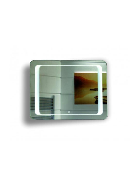 Inter Ceramic Icl 1593-75 Spiegel Badezimmer LED-Beleuchtung Touchscreen Antibeschlagsystem Heizung