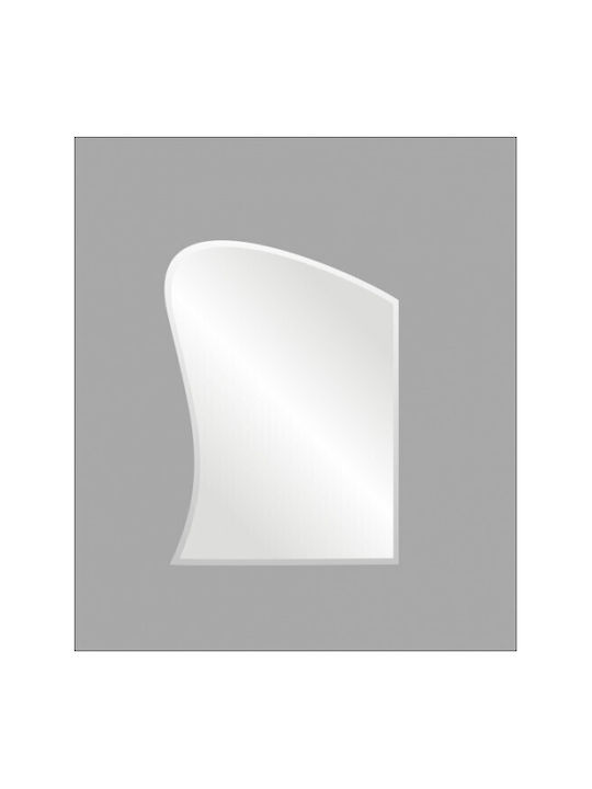 Oglindă Inter Ceramic Icm B18 50 Suporturi de Montare pentru Baie cu Fațetă