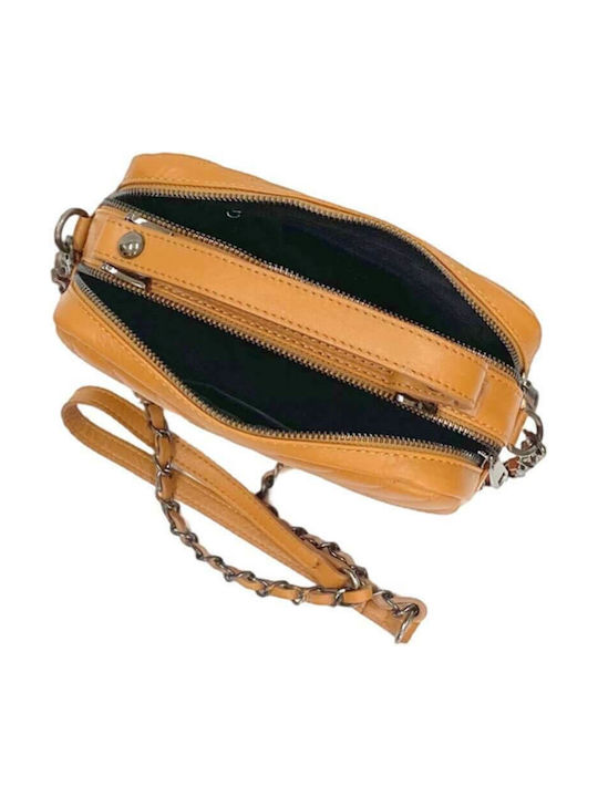 Leder Damentasche Rucksack Tabac Braun