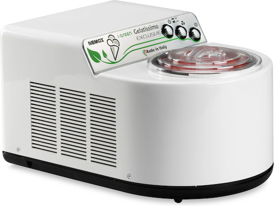 Ice Cream Maker Compressor Nemox Gelatissimo Exclusive I-green 1.7 Liters White