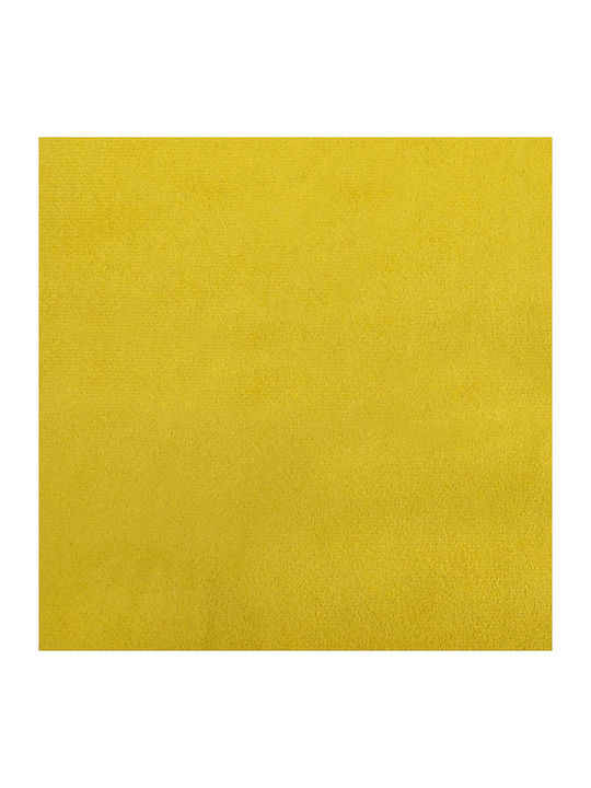 Πολυθρόνα Βελούδινη Κίτρινο 61.5x69x95.5cm