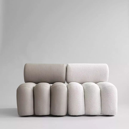 Foku Chair Bouclé Alb 92x60x70cm