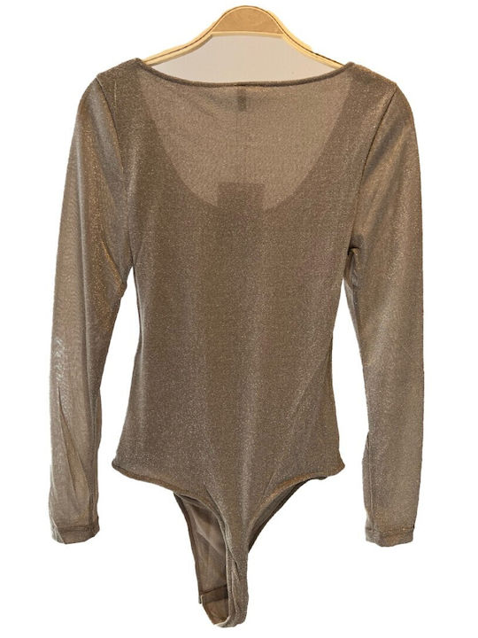 Only Glitter Gold Bodysuit