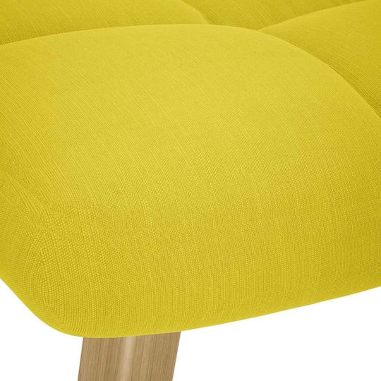 С поставка за крака Жълт 61x78x95см
