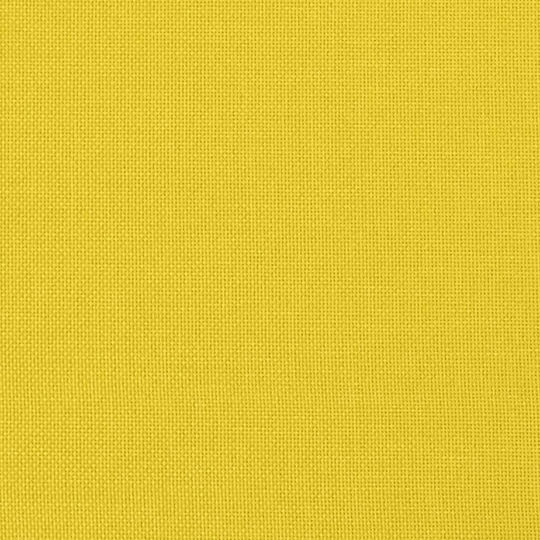 Armchair with Footstool Light Yellow 61.5x69x95.5cm