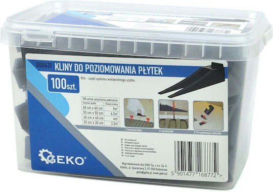 Geko Σφήνα Αλφαδοποίησης Πλακιδίων 42τμχ
