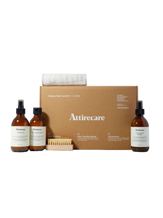 Shoe Care Set Attirecare Ultimate Shoe Care Kit 3 X 250 Ml