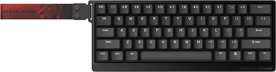 Madlions Professional MAD 60 HE Flagship - 8K Gaming Mechanical Keyboard 60% with Magnetic switches and RGB lighting (English US)