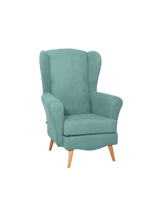 Classic Bergère Petrol Blue 80x80x114cm