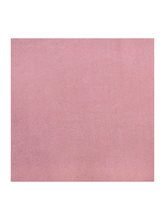 Rocking Armchair with Footstool Pink 61x78x98cm