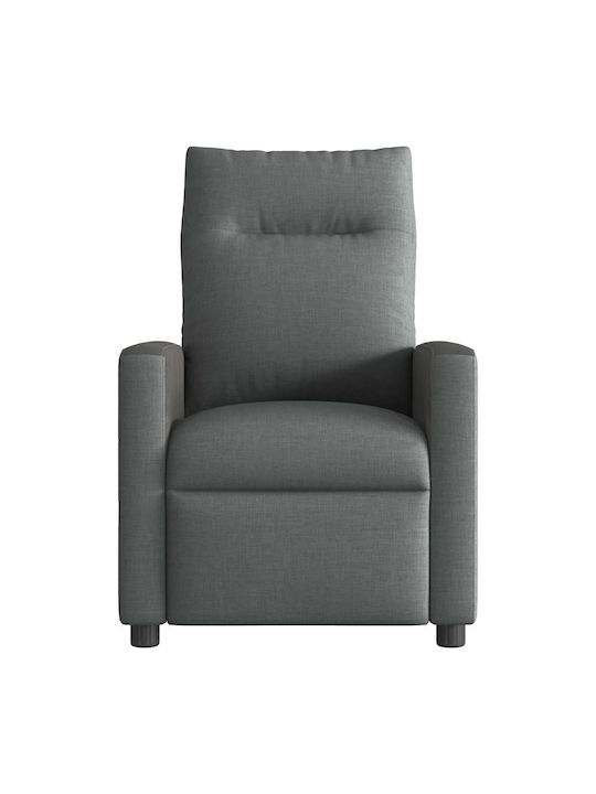 Relax Armchair with Footstool Dark Gray 50x54x100cm