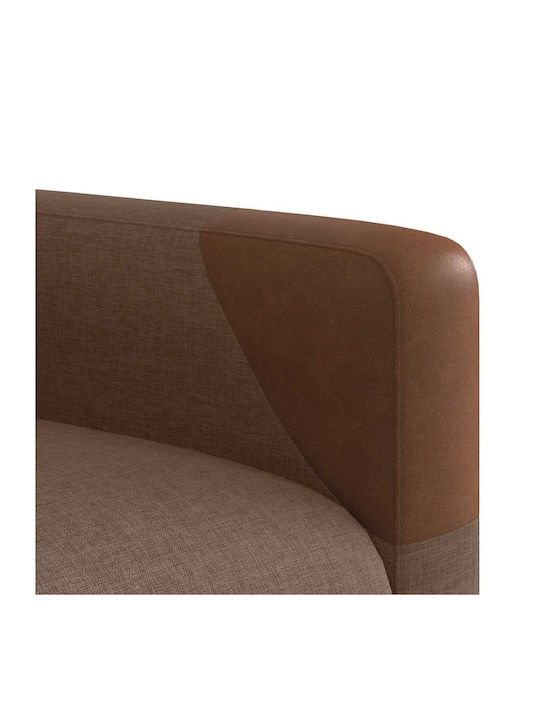 Relax Armchair Massage with Footstool Coffee 50x54x100cm