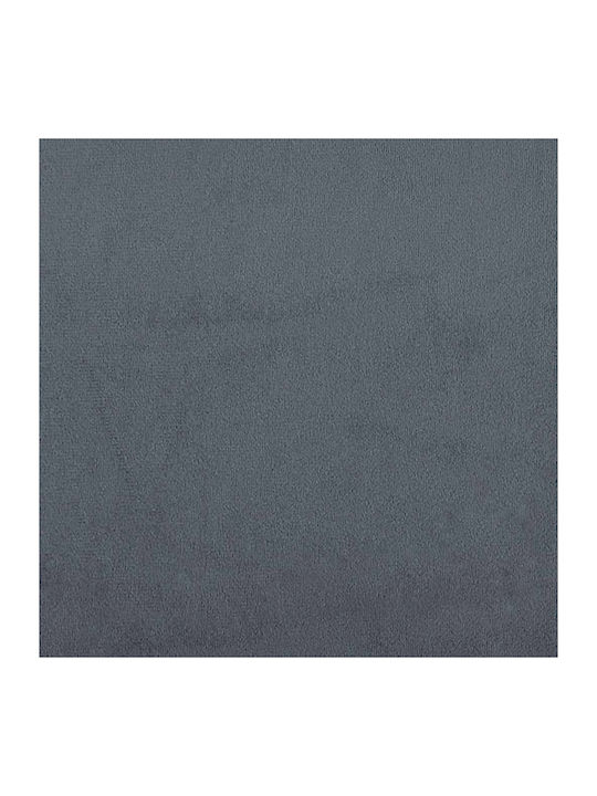 Rocking Armchair with Footstool Dark Grey 61x78x98cm