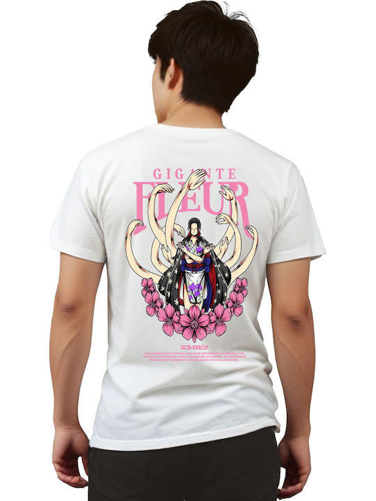 Pop Culture T-shirt One Piece Λευκό 64000p Nico Robin