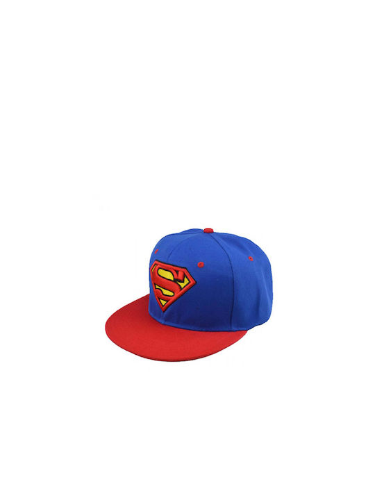 New Era Superman Jockey mit geradem Schirm Blau