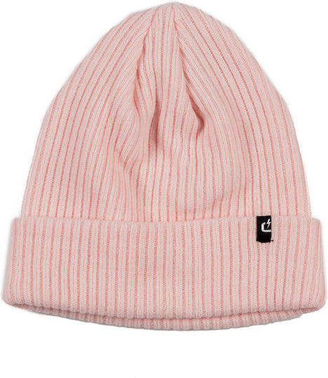 172.EU03.13 Ribbed Beanie Cap Pink