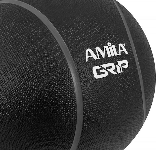 AMILA Ball Medizin 19cm , 9kg in Schwarz Farbe