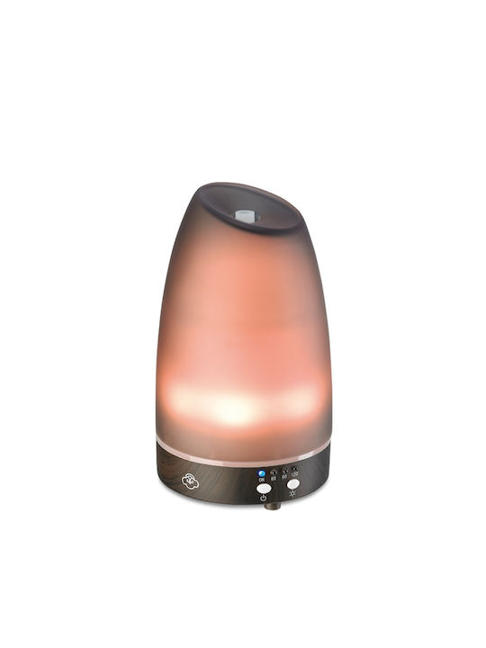 Serene House Lumini LED Dispozitiv de aromaterapie Ultrasonic cu temporizator Gri 90ml