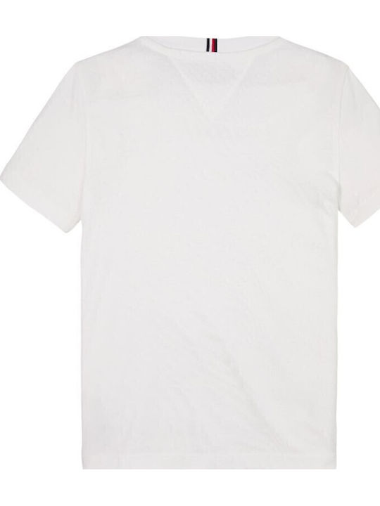 Kids Short-sleeved White Flag T-shirt