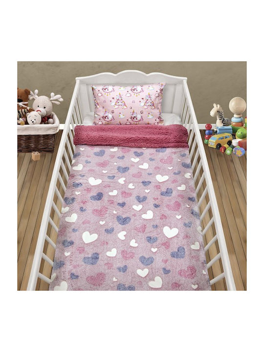 Lino Home Κουβέρτα Κούνιας 110x150εκ. Lino Home Κουβέρτα Κούνιας 110x150εκ.