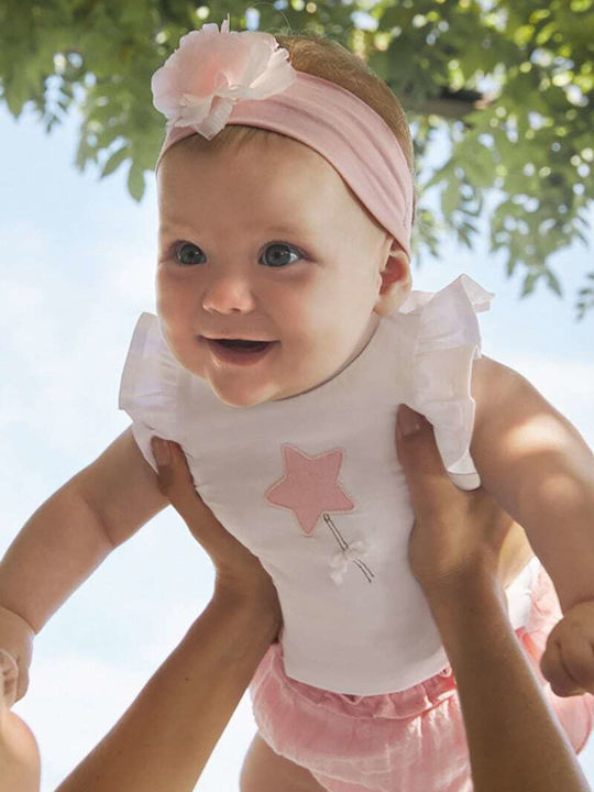 Kids' Set with Shorts Summer 2pcs Baby Pink