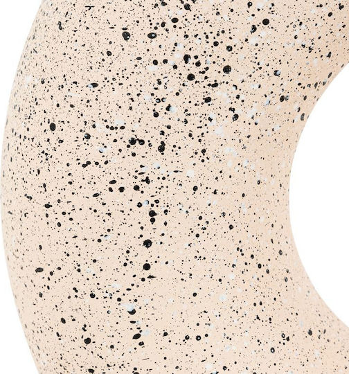 Pakketo Vază Ceramică Circkly Albă 27x9.5xÎnălțime30cm