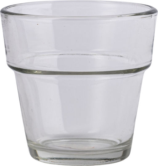 Simple Small Colored Glass Vigil Oil Lamp Cups 1 Piece Transparent