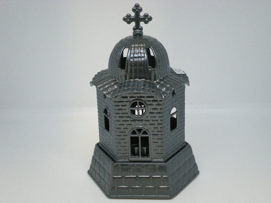 Metal Hexagonal Church Vigil Oil Lamp 1 Piece Bronze