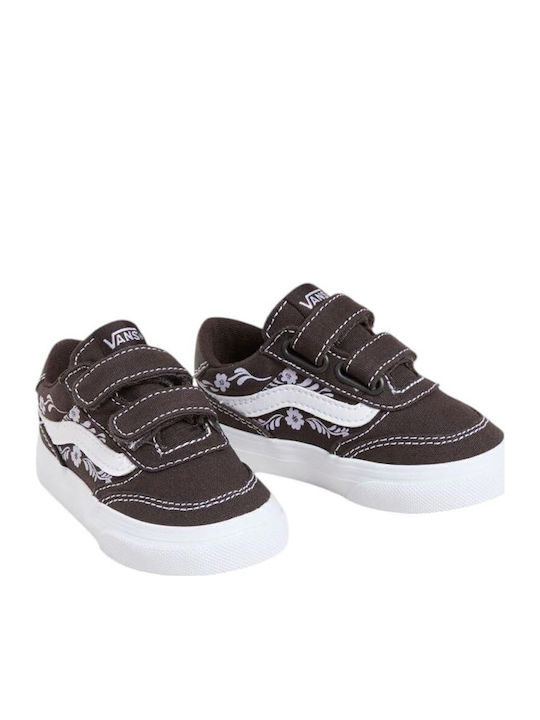 Brooklyn Ls Παιδικά Sneakers με Σκρατς Καφέ