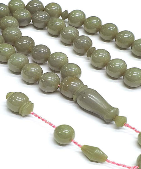 Roloi Komboloi Mastic Worry Beads Gray 35cm