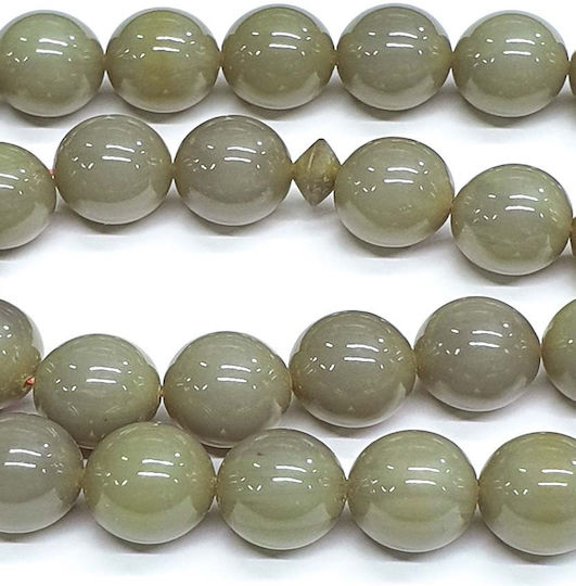 Roloi Komboloi Mastic Worry Beads Gray 35cm