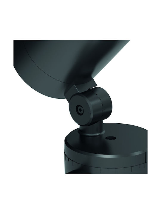 Ideal Lux Outdoor Floor Lamp Projector 19W with Warm White Light IP66 Black