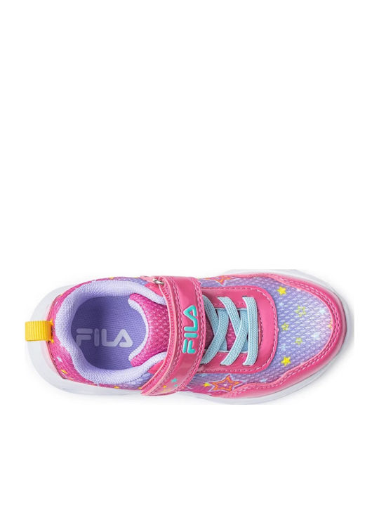 Blink Kinder Sneakers mit Klettverschluss & Lichtern Rosa