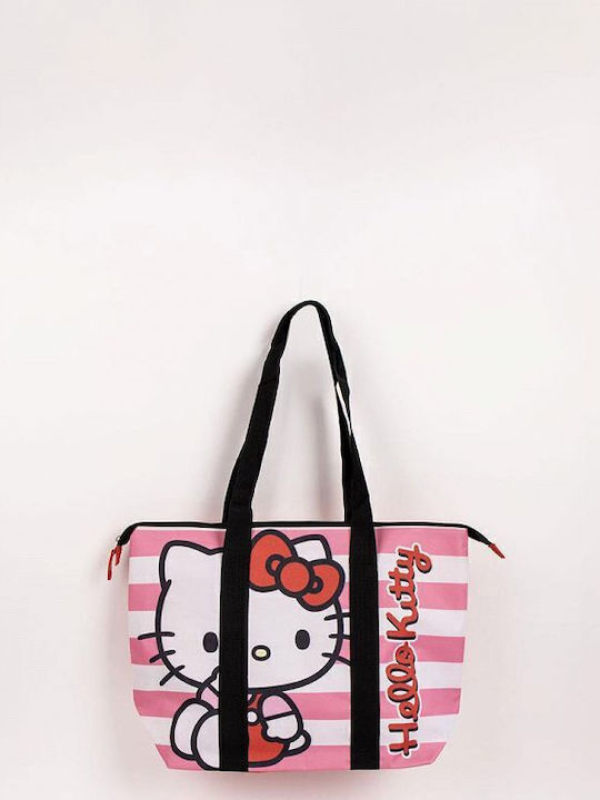 Cerda Hello Kitty Παιδική Τσάντα Θαλάσσης Ροζ 47x33x33εκ.