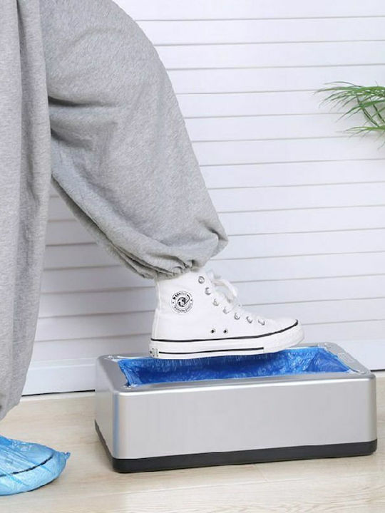 Automatischer Schuhüberzieher-Spender Blau