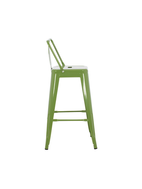 Stool for Bar Outdoor Melita-pro Light Olive Green 43x43x88cm