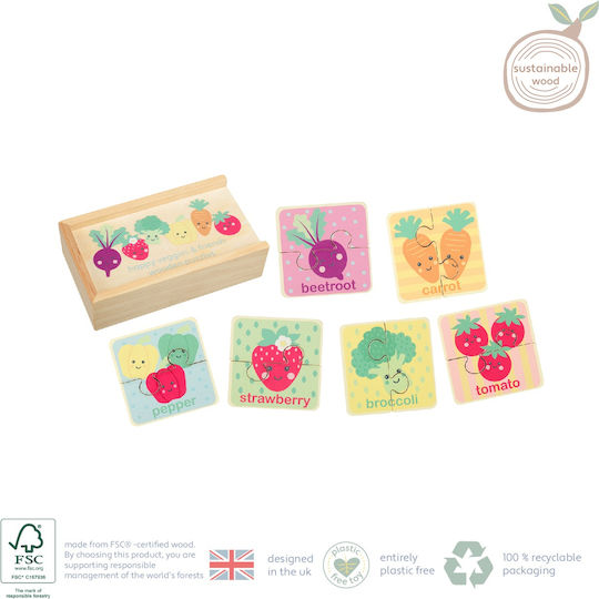 Ξύλινο Παιδικό Puzzle 12pcs Orange Tree Toys