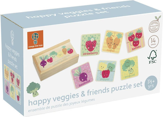 Ξύλινο Παιδικό Puzzle 12pcs Orange Tree Toys