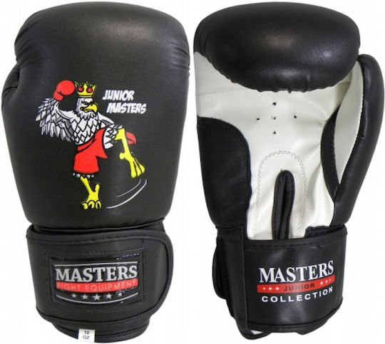 Sport Masters Γάντια Πυγμαχίας για Αγώνα Μαύρα