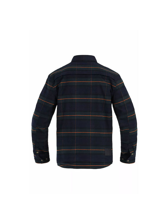 John Doe Vintage Motoshirt Ανδρικό Μπουφάν Καλοκαιρινό Blue/Green/Orange
