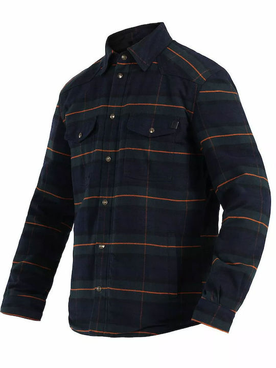 John Doe Vintage Motoshirt Καλοκαιρινό Ανδρικό Μπουφάν Μηχανής Blue/Green/Orange