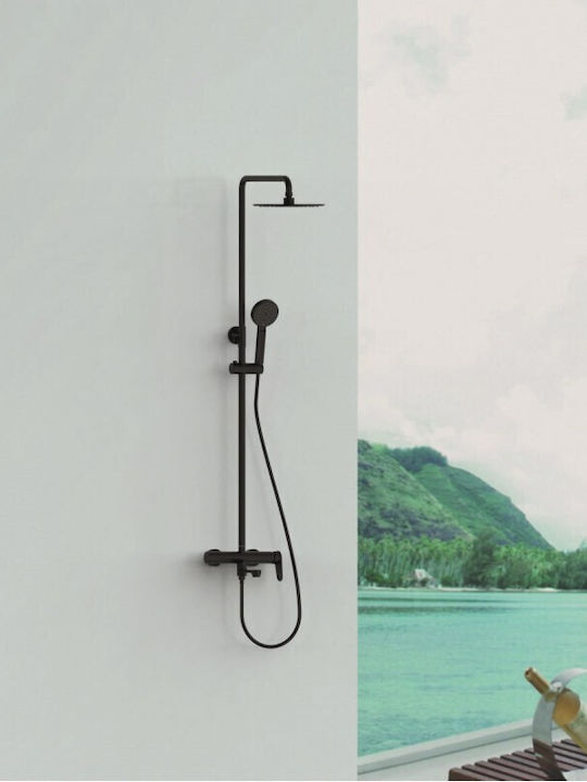 Shower System Inter Ceramic Ict 6394b Mixer Plate Handset Hose