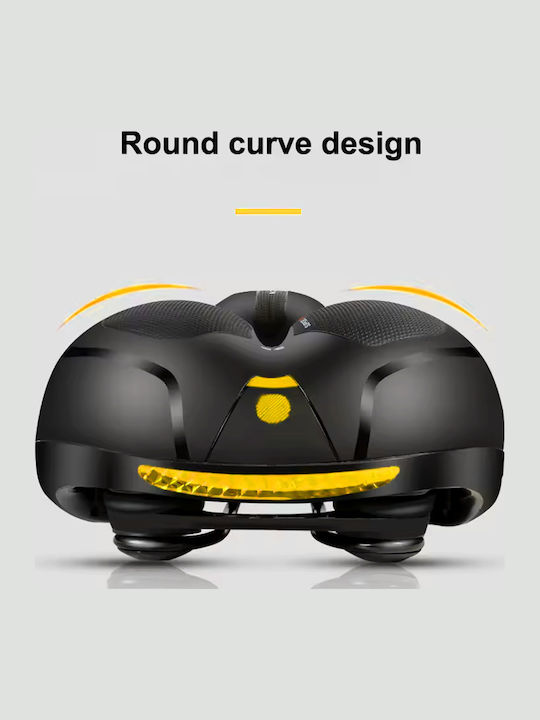 Black Bicycle Saddle City