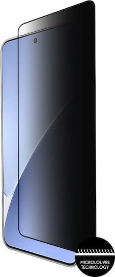 Idol 1991 0.25mm Full Glue Privacy Tempered Glass Μαύρο (Xiaomi 15 Pro)