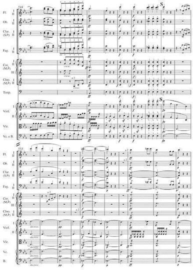 Beethoven Simfonia Nr.3 Op.55 În Mi Bemol Major ''eroica'' Partitură de Buzunar