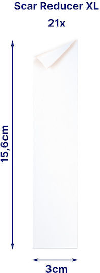Hansaplast Scar Reducer XL Patch Tampoane de Regenerare pentru Cicatrici pentru Cicatrici 21 Bucăți