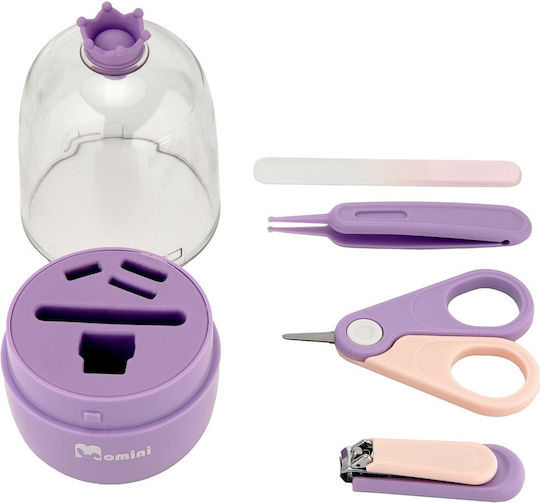 Momini Set de îngrijire unghii pentru bebeluși Violet 1buc