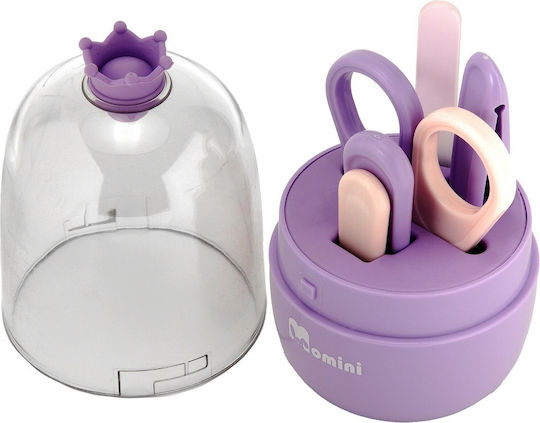 Momini Set de îngrijire unghii pentru bebeluși Violet 1buc