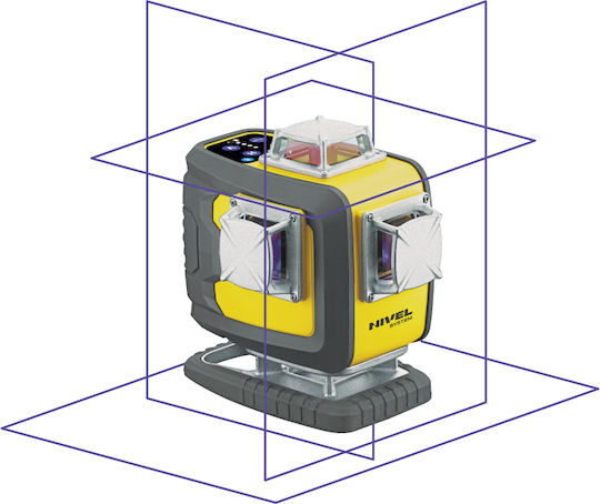 Kreuzlinienlaser Nivel System Cl4d-p 4d Multifunktionaler Roter Laser 4 Laser-Ebenen 360 Grad