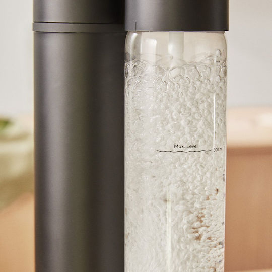 Aparat de făcut apă carbogazoasă Create Soda Maker Studio 1 Litru Negru